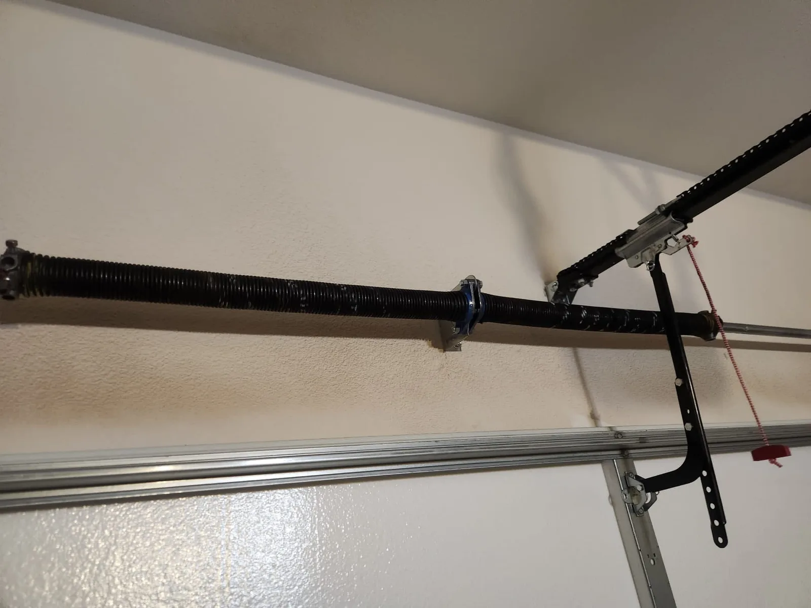 Garage door torsion spring replacement