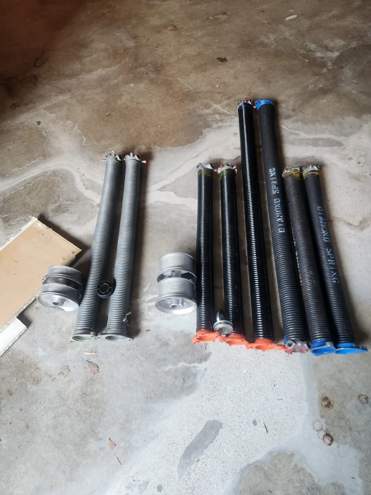 Garage door torsion spring replacement