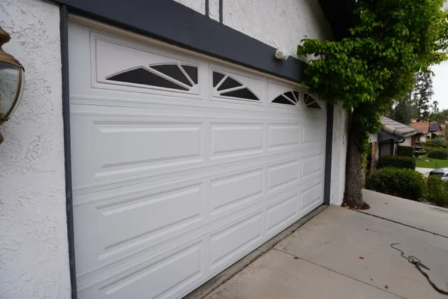 Garage door after installation
