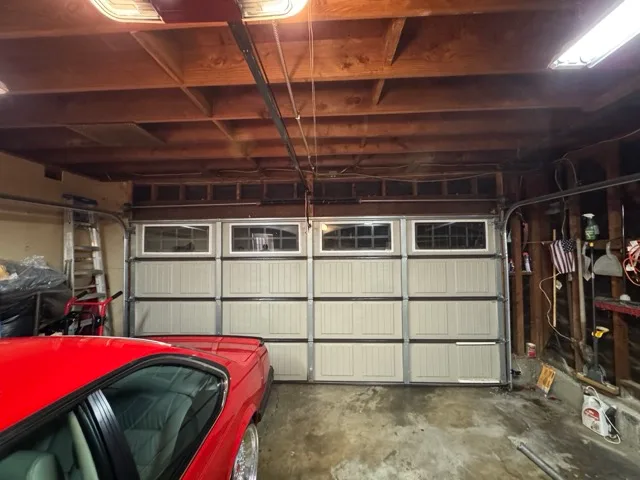 Garage door after installation