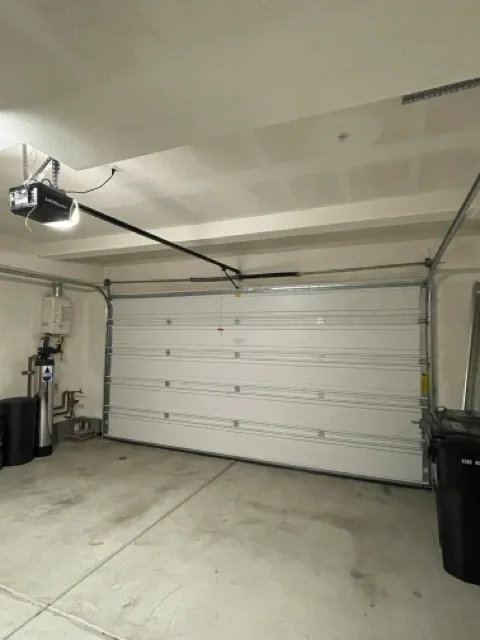 Garage door after installation