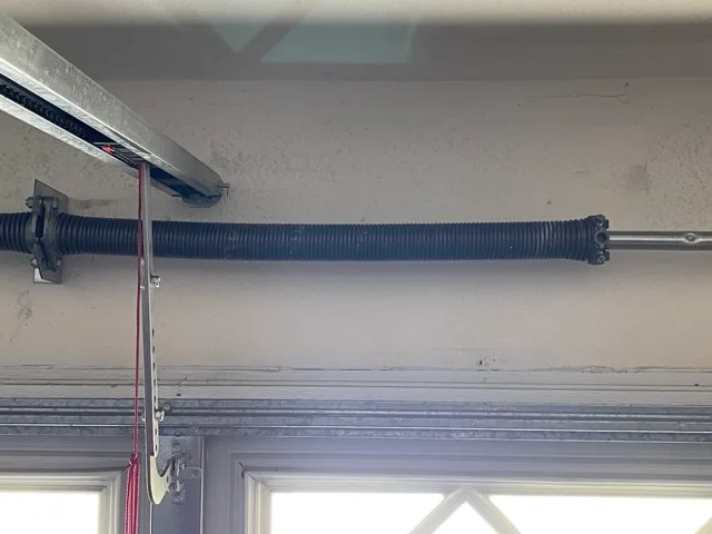 Garage door after installation