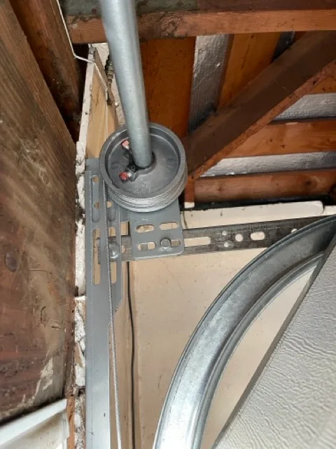 Garage door after installation