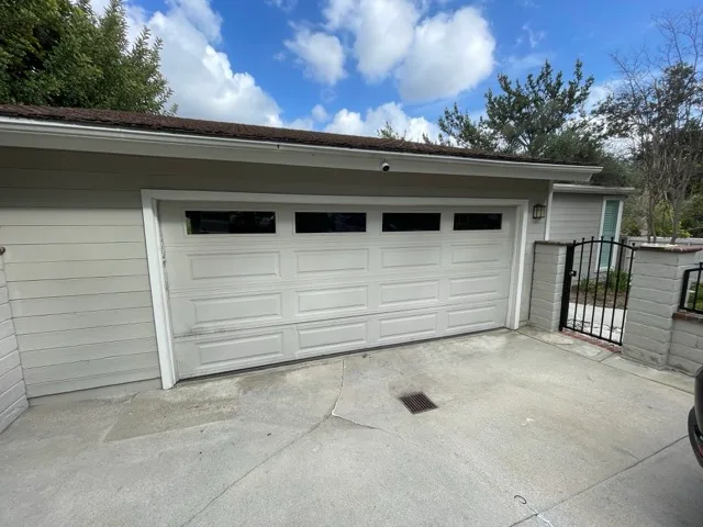 Garage door after installation