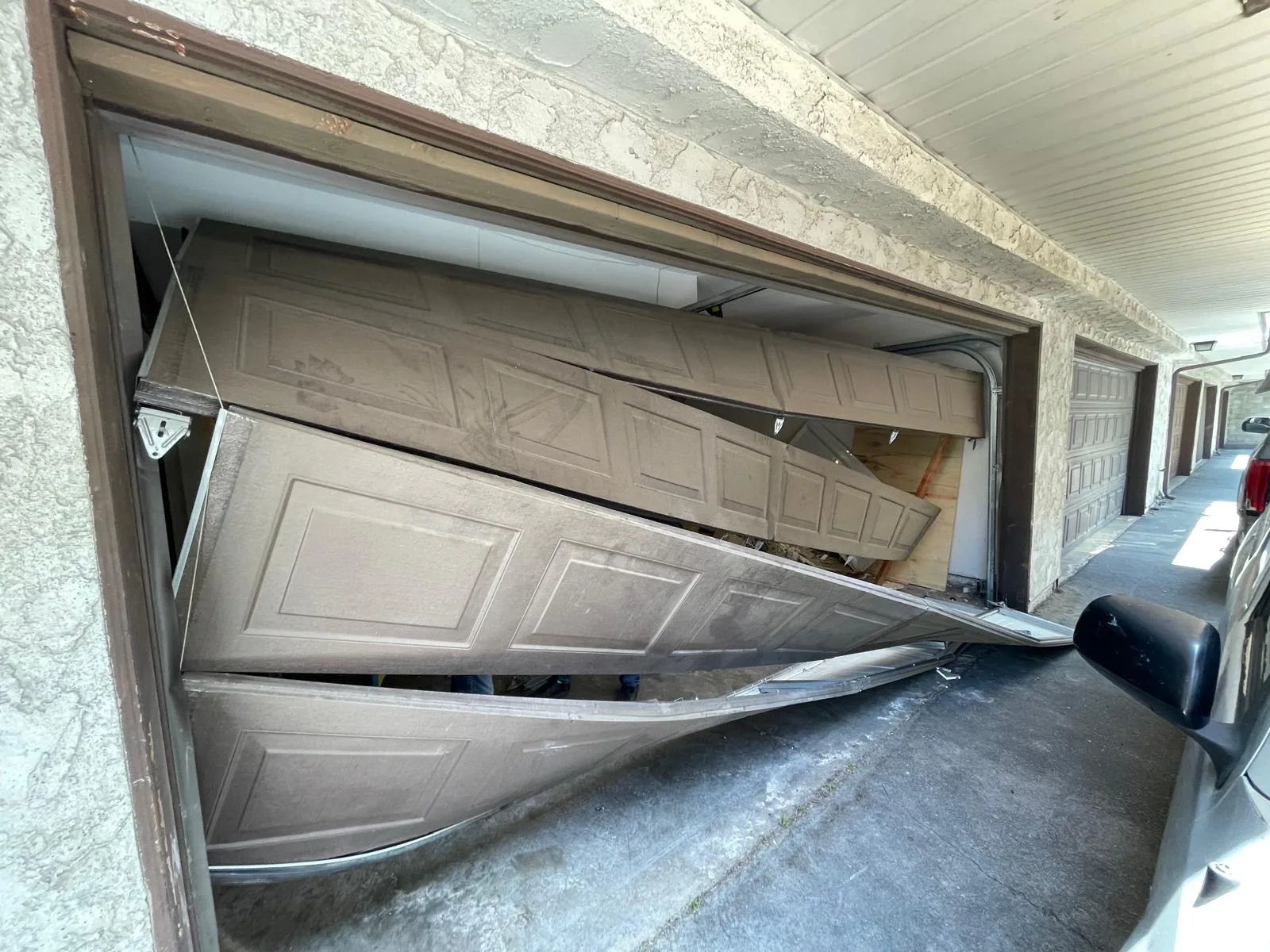 Garage Door Replacement - before