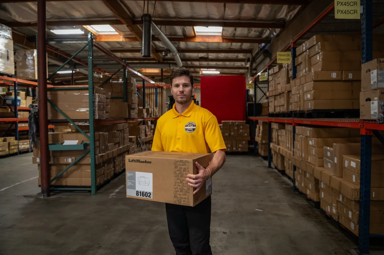 Professional Garage Door Services warehouse and facility