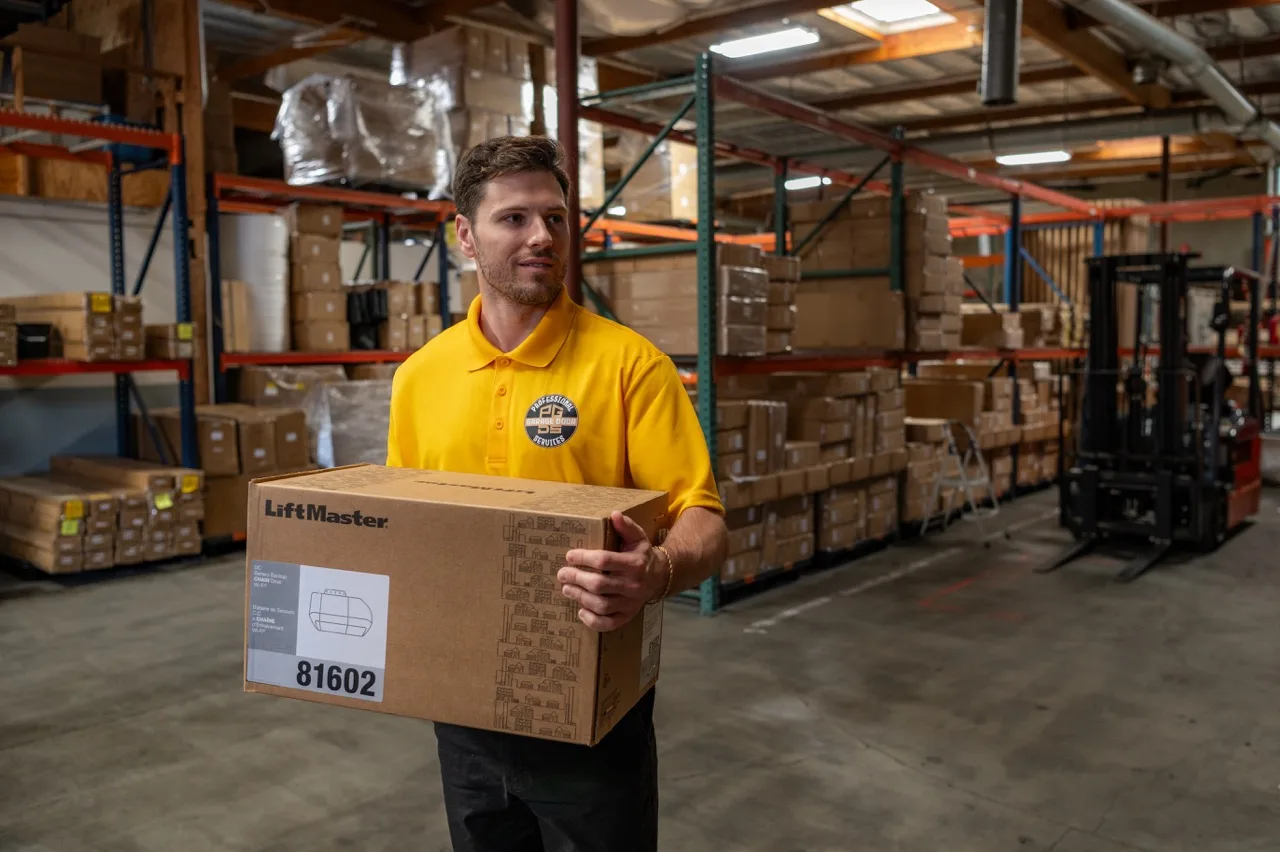 Professional Garage Door Services warehouse and facility