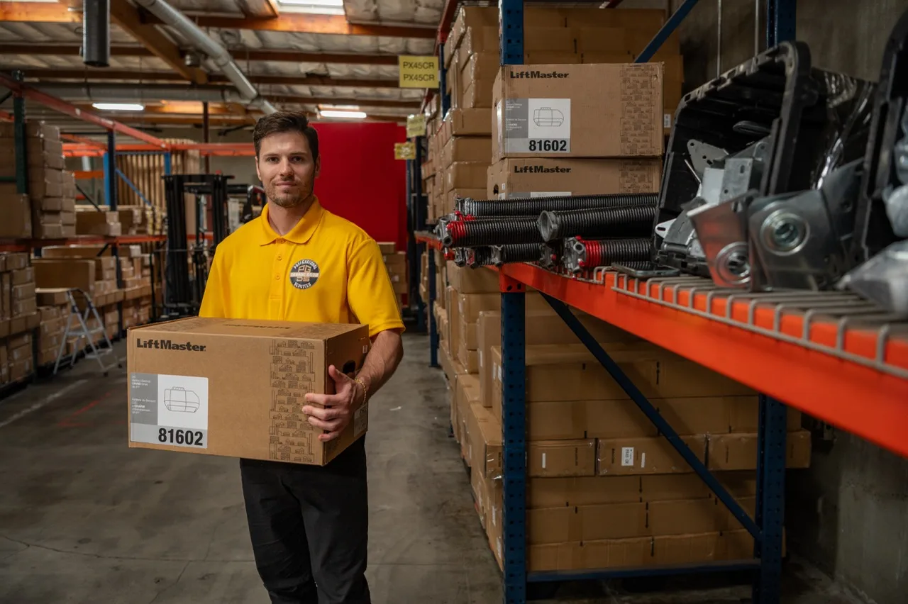 Professional Garage Door Services warehouse and facility